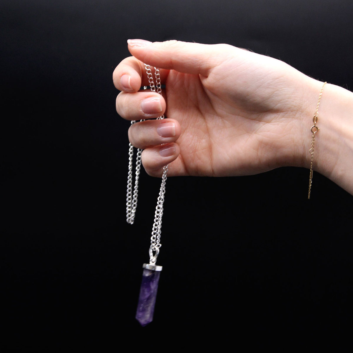 Amethyst Energy Necklace | Calm & Clarity Crystal Pendant
