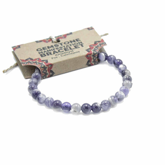 Amethyst Manifestation Bracelet – Calmness & Spiritual Balance