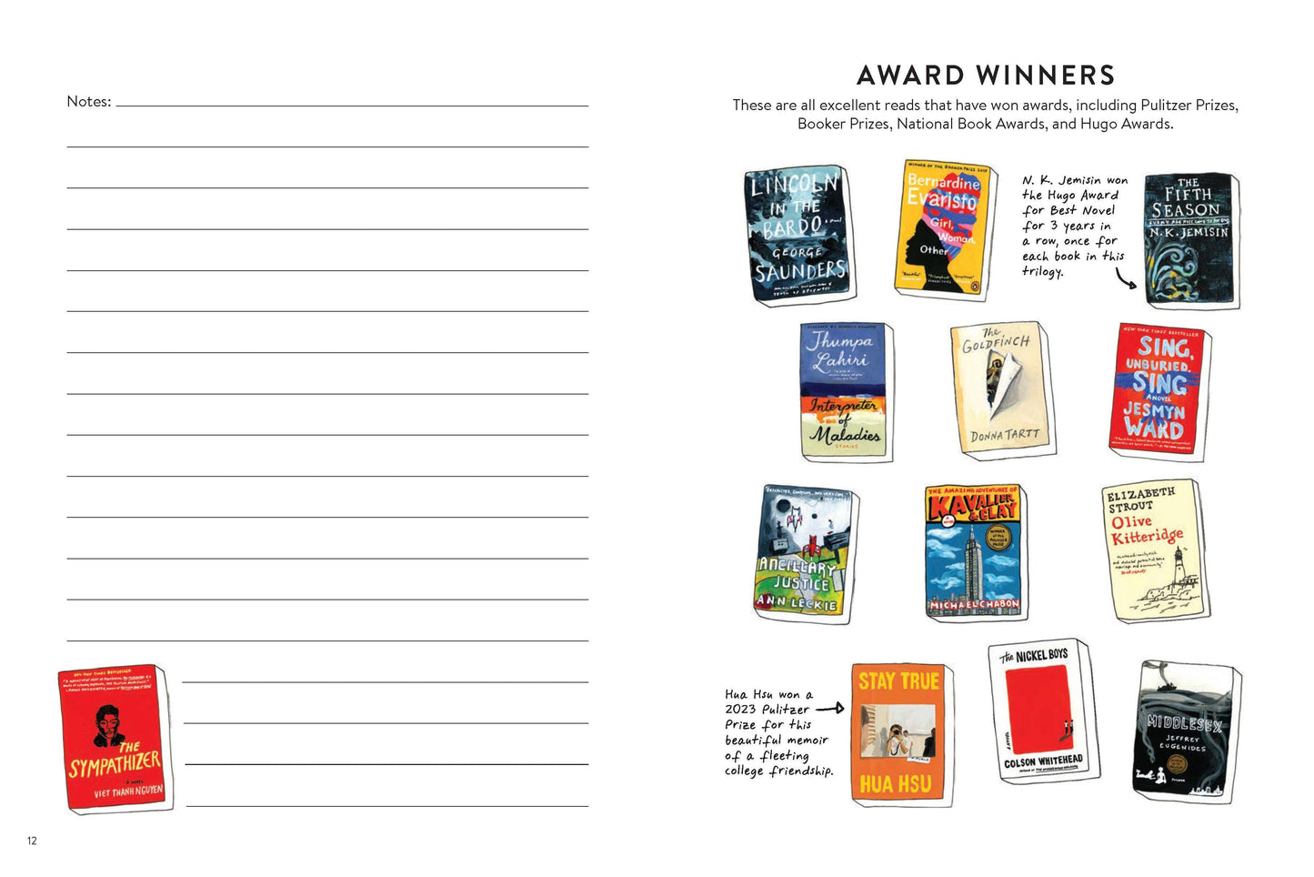 Book Club Journal – Reading Log & Literary Planner