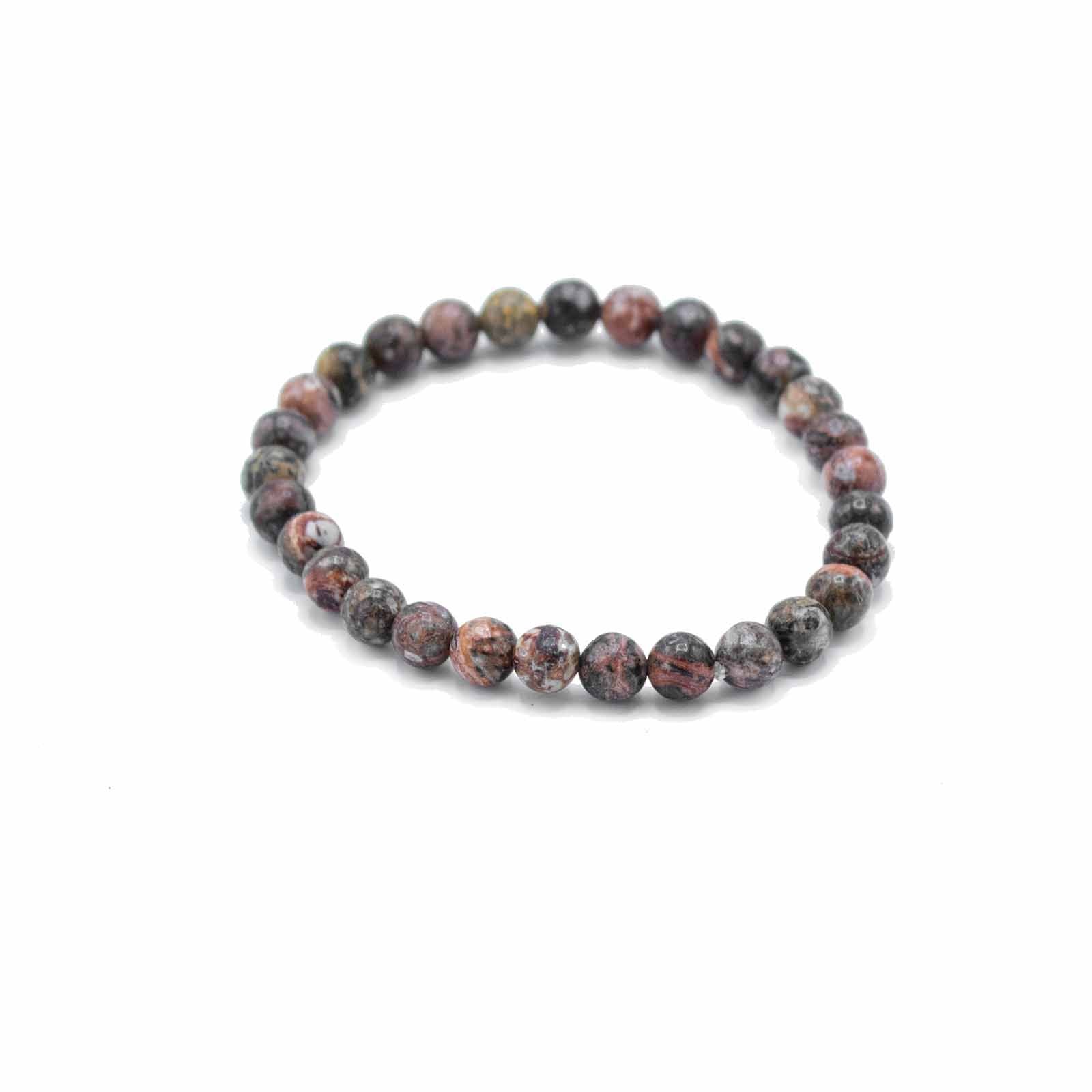 Leopard Skin Jasper Manifestation Bracelet – Courage & Inner Strength