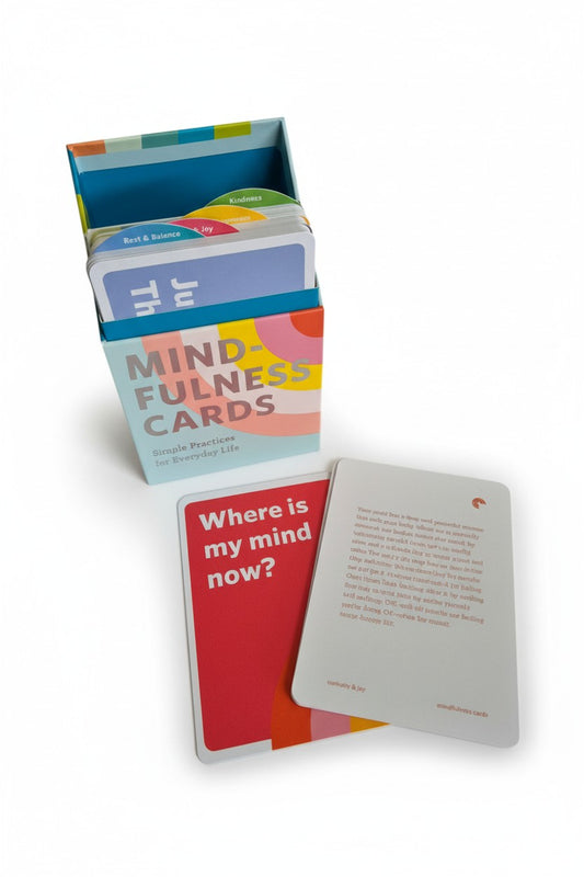 Mindfulness Cards Deck – 50+ Prompts for Calm, Gratitude & Daily Reflection