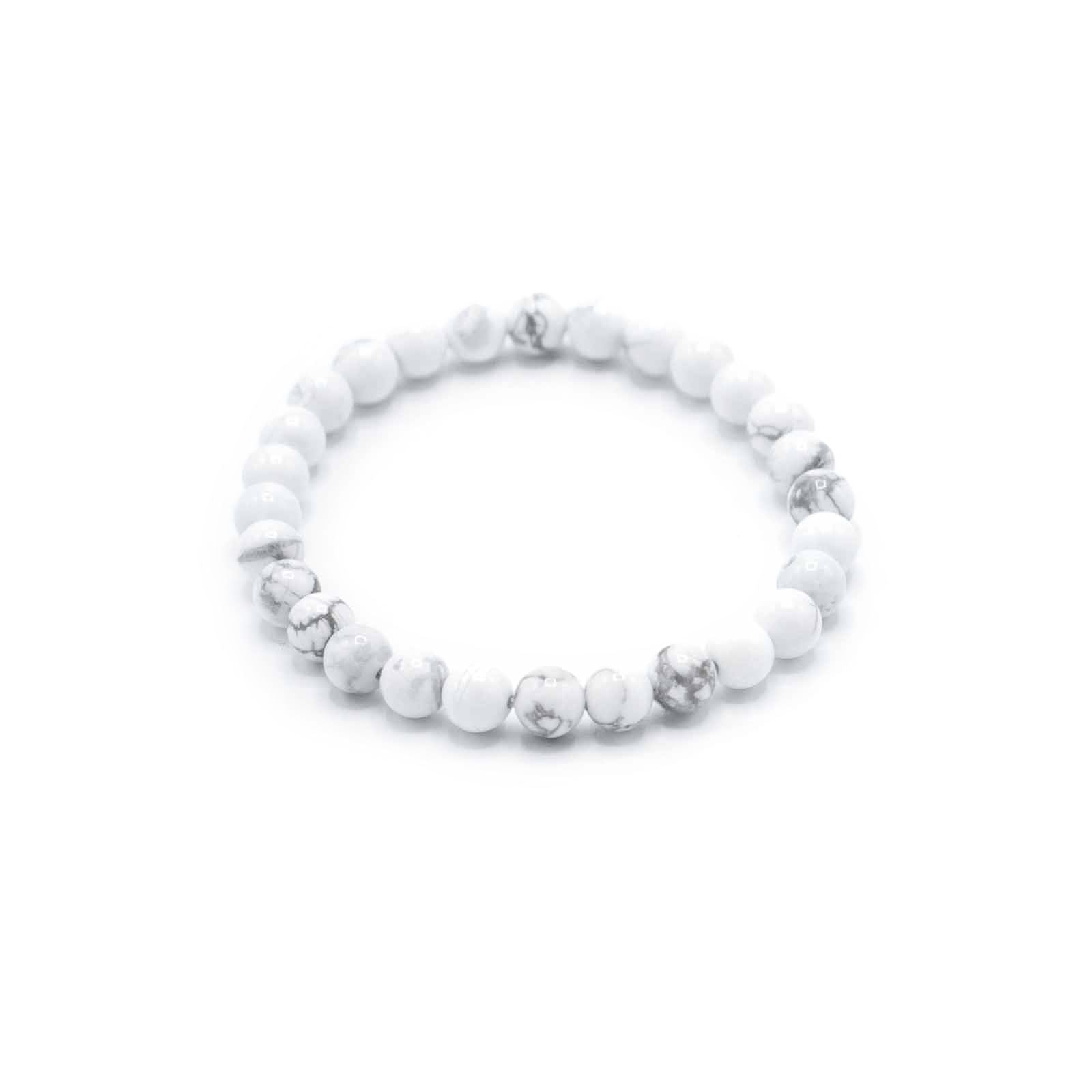 White Jasper Manifestation Bracelet – Peace & Stability