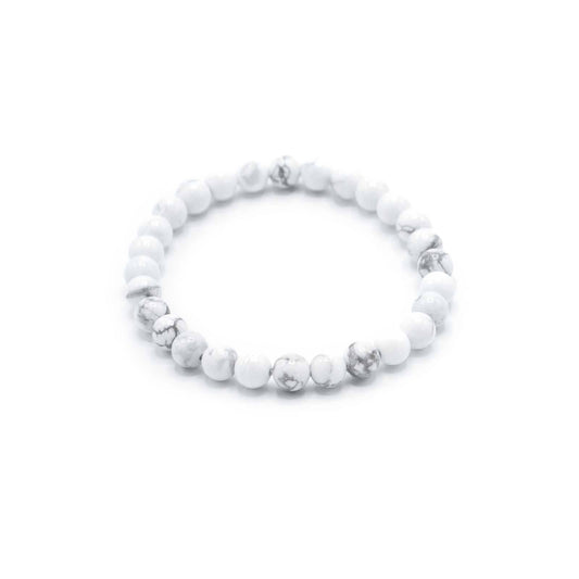 White Jasper Manifestation Bracelet – Peace & Stability