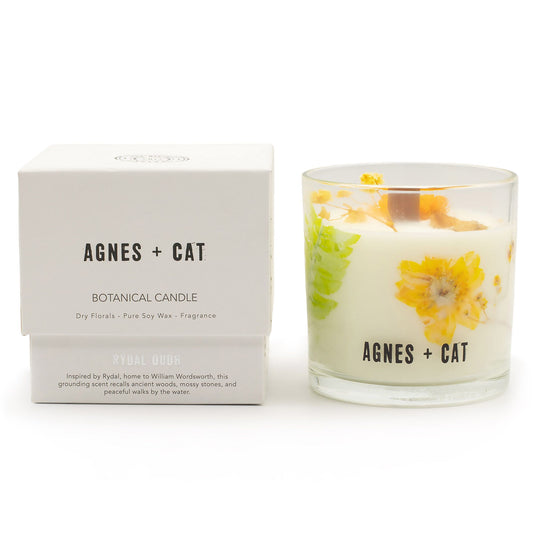 Botanical Pure Soy Wax Candle Inspired by Rydal, home to William Wordsworth.