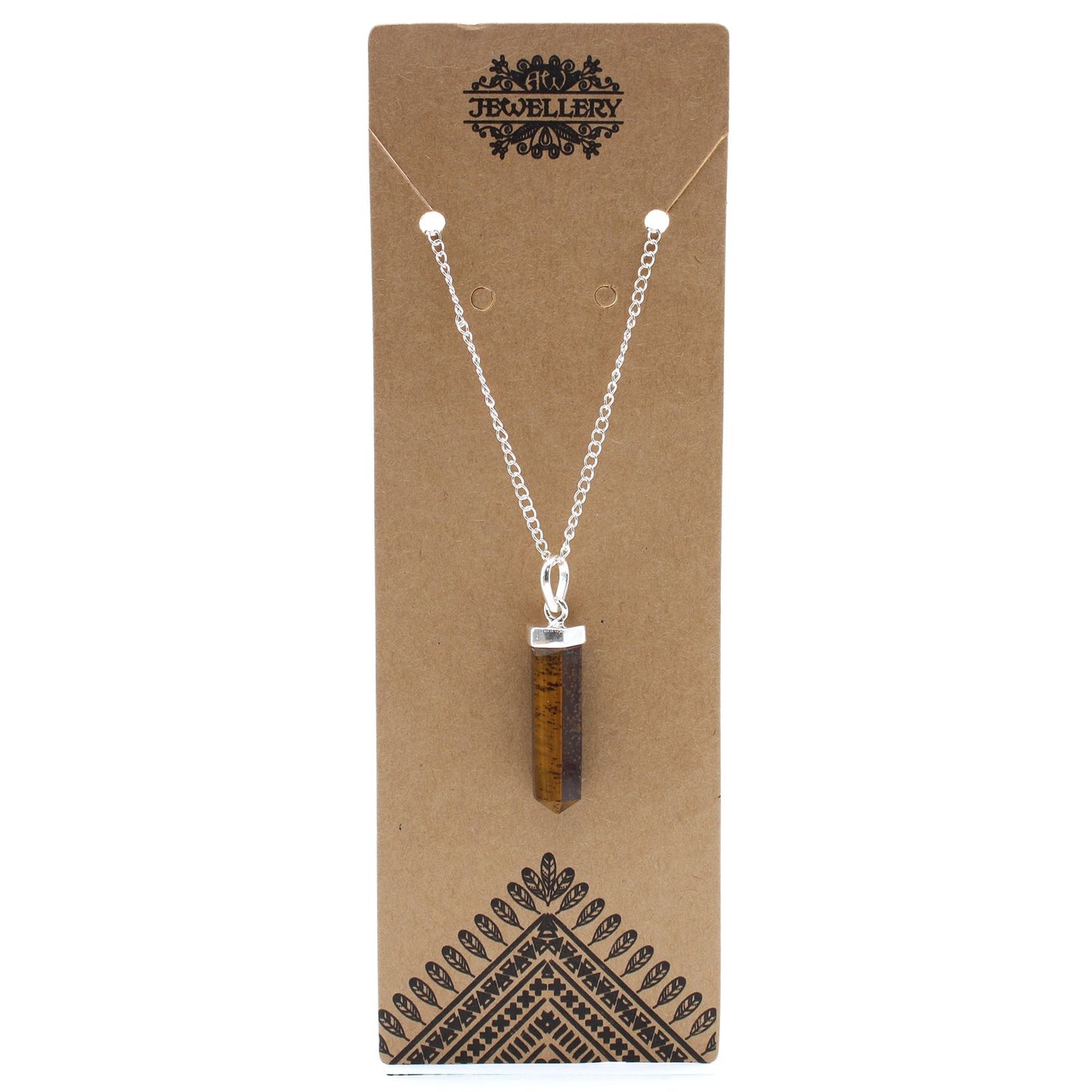 Tiger Eye Energy Necklace | Confidence & Focus Crystal Pendant