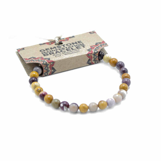 Rare Mookaite Manifestation Bracelet – Wisdom & Life Direction
