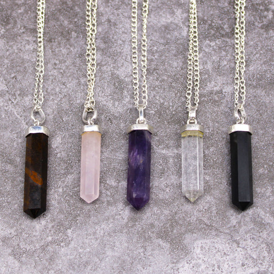 Amethyst Energy Necklace | Calm & Clarity Crystal Pendant