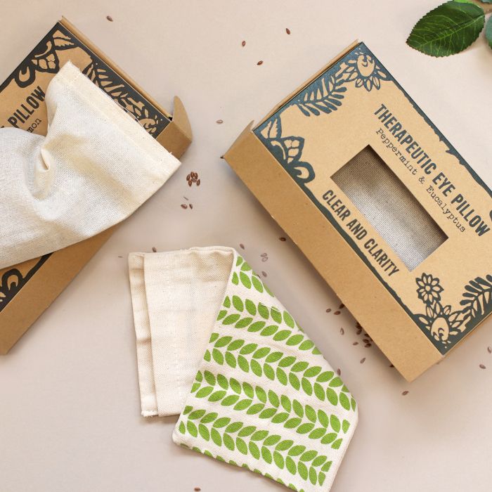 Clear & Clarity Aromatherapy Eye Pillow – Peppermint & Eucalyptus
