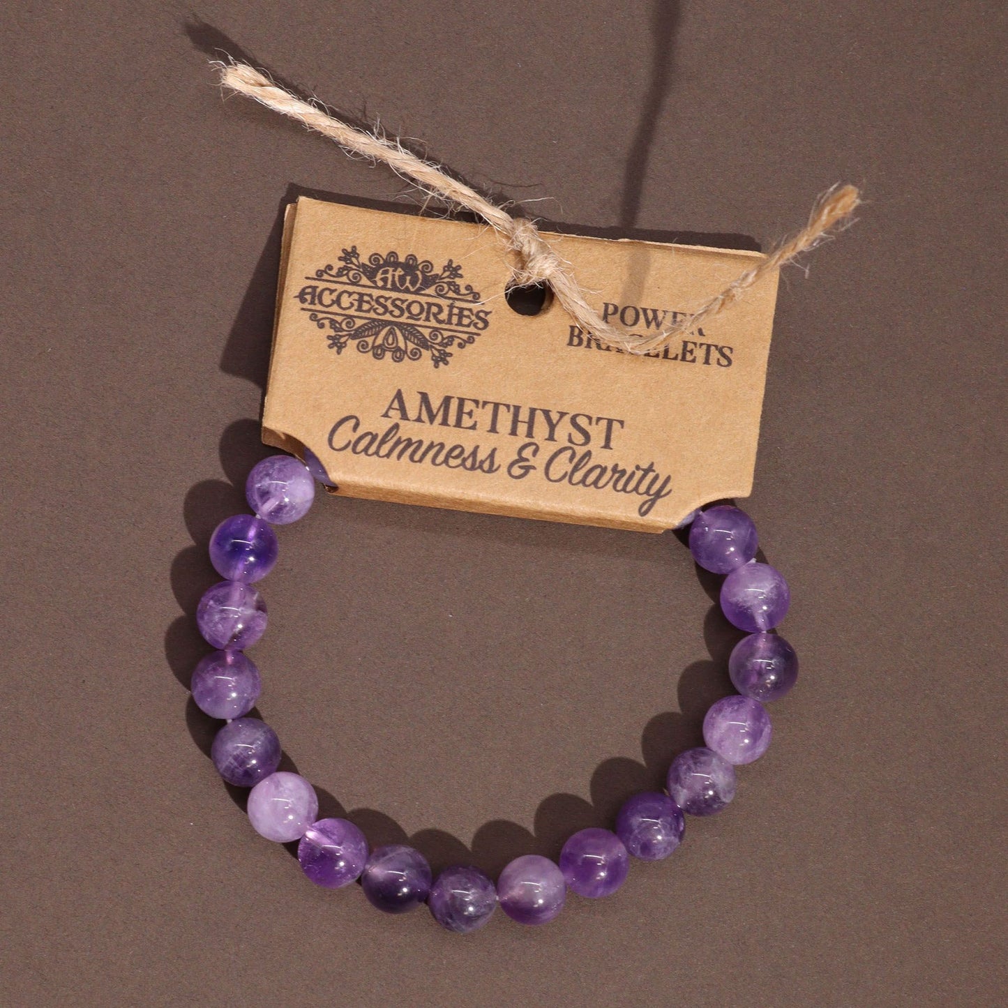 Amethyst Crystal Power Bracelet | Calm & Clarity
