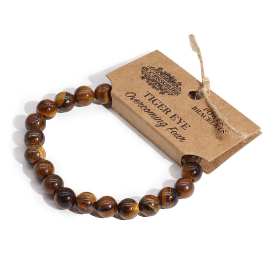 Tiger Eye Crystal Power Bracelet | Confidence & Courage