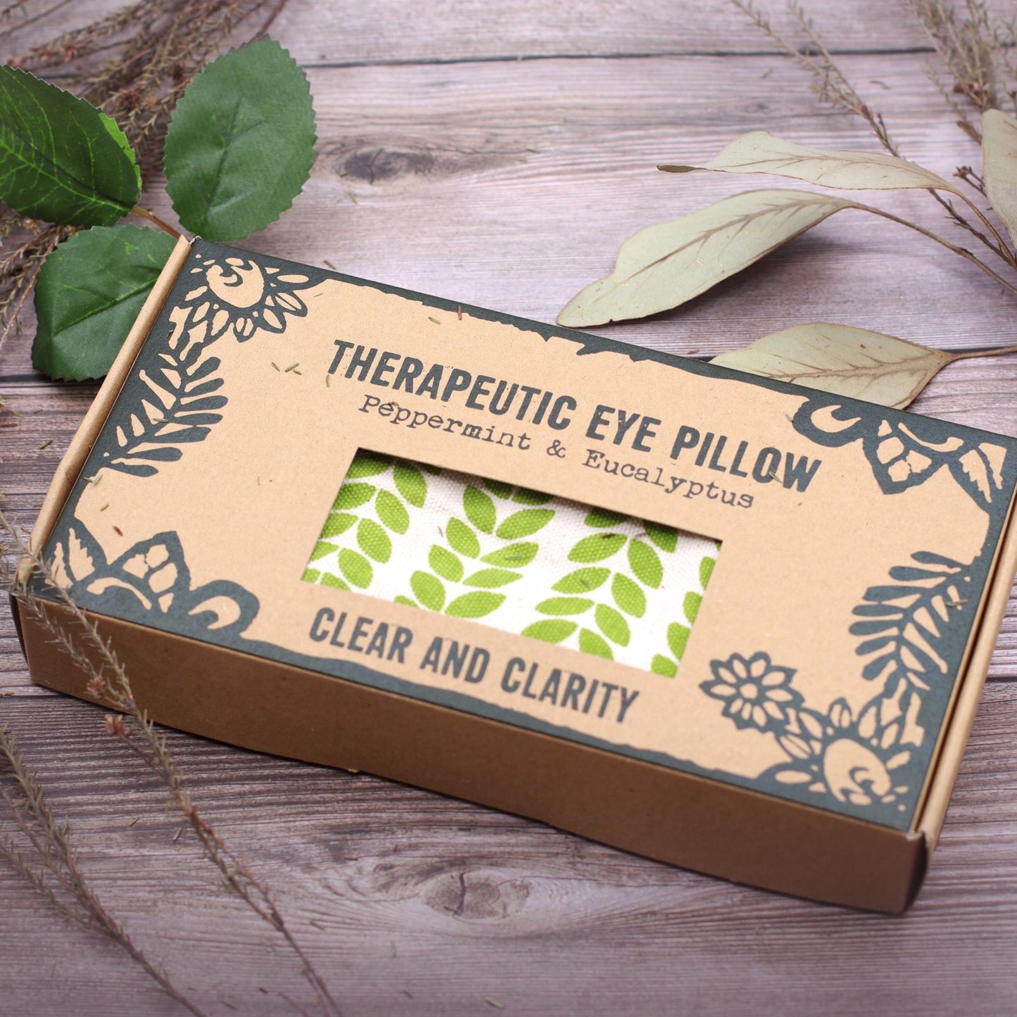 Clear & Clarity Aromatherapy Eye Pillow – Peppermint & Eucalyptus