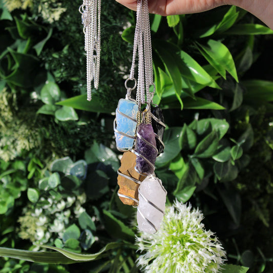 Amethyst Cascade Crystal Necklace | Calm & Clarity