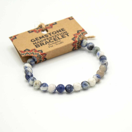Sodalite Manifestation Bracelet – Truth & Clarity