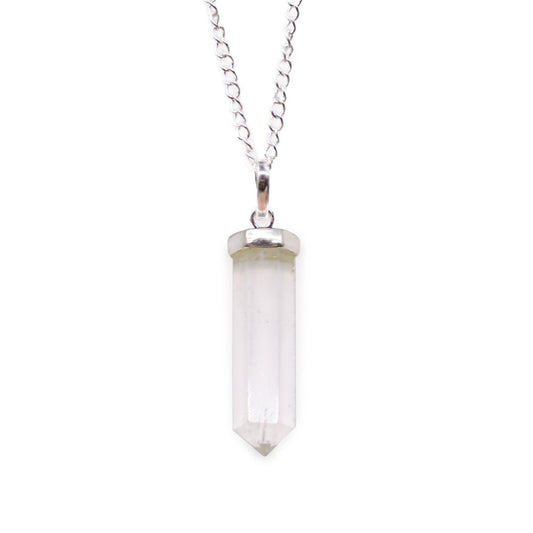 Clear Quartz Energy Necklace | Clarity & Positive Energy Crystal Pendant