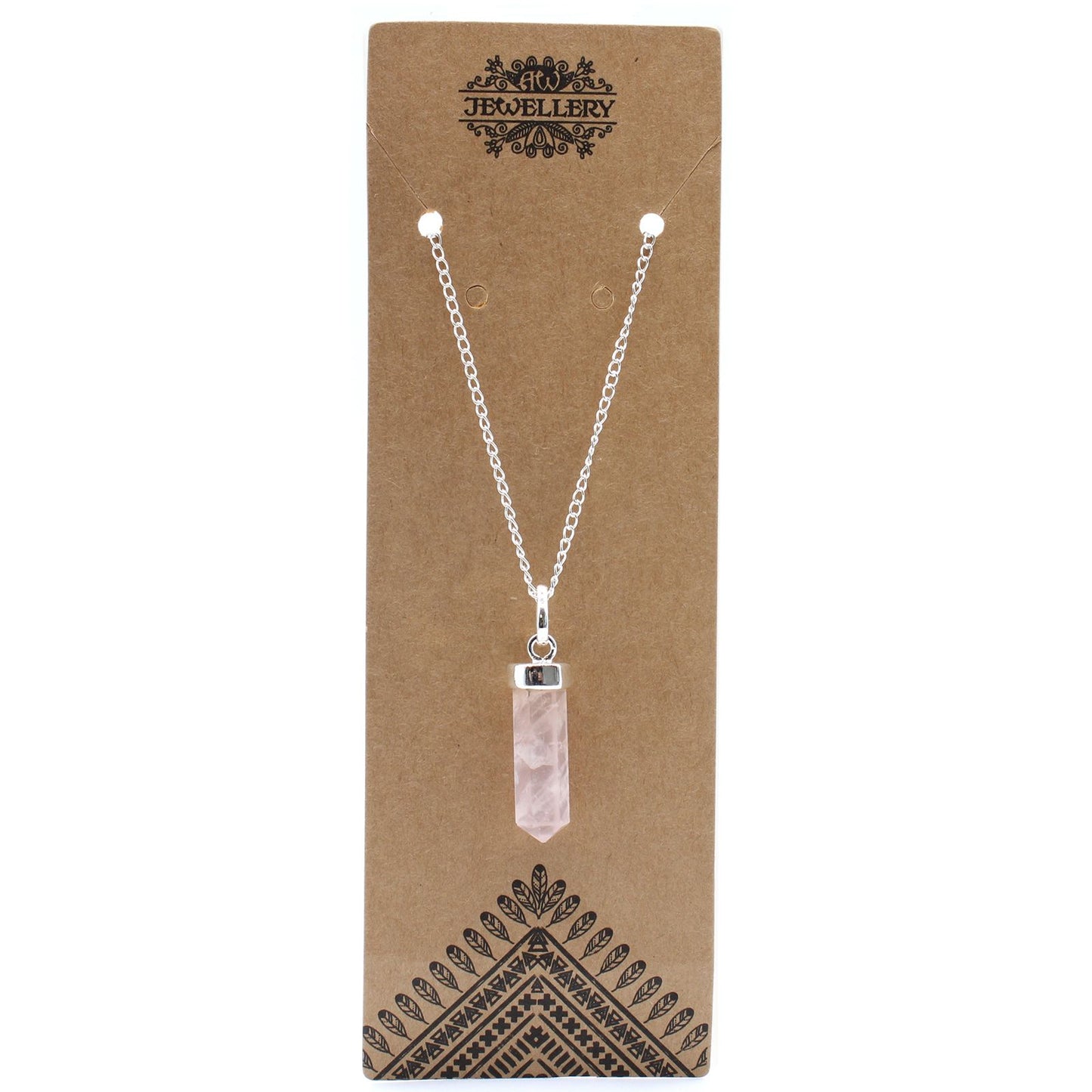 Rose Quartz Energy Necklace | Love & Compassion Crystal Pendant