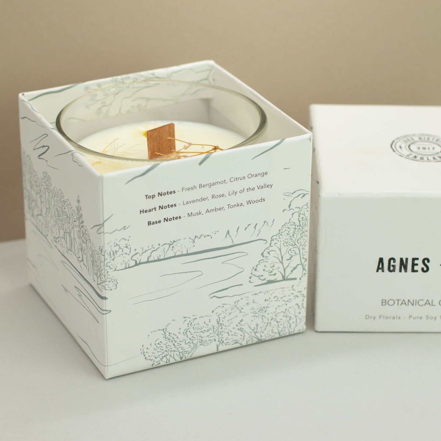 Windermere Soy Wax Candle – Fresh, Calm & Atmospheric