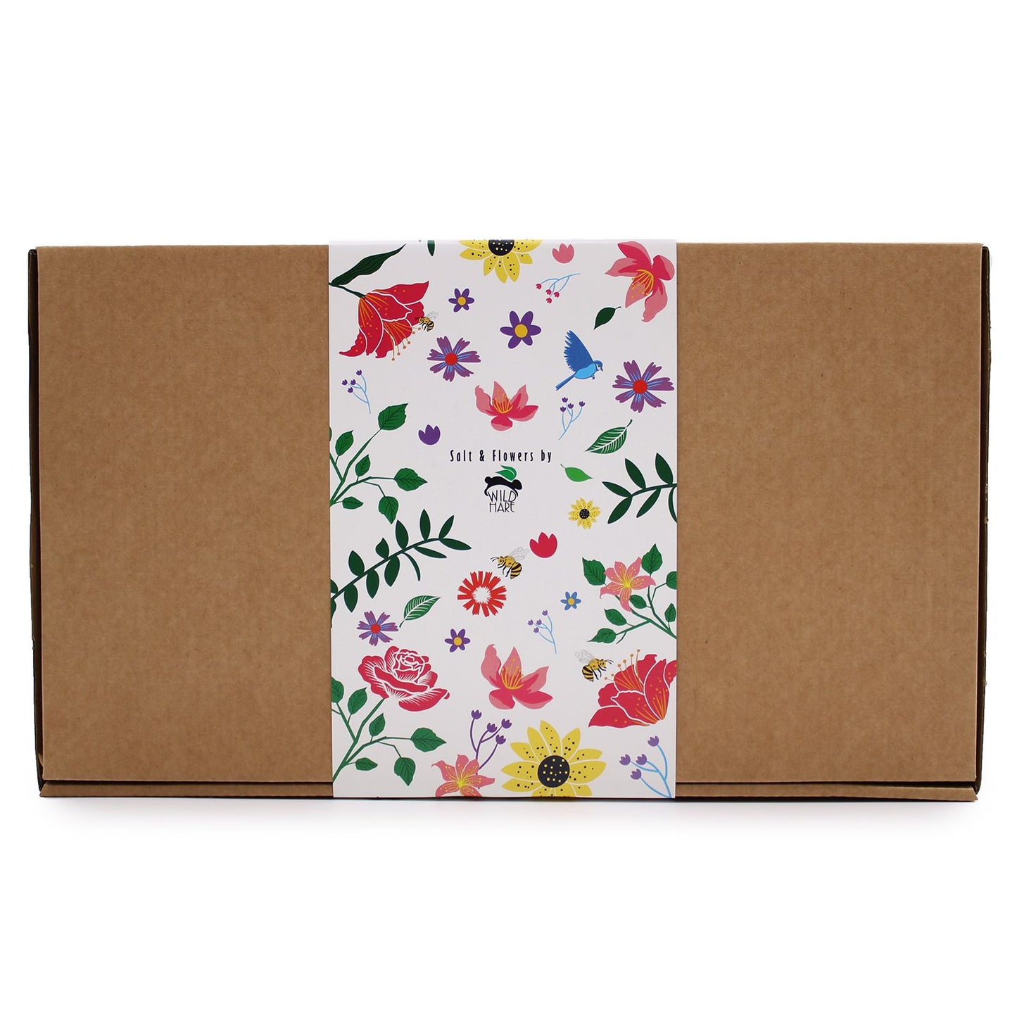 Bath Salt & Soap Flower Gift Set – Cold & Flu (Eucalyptus, Ginger & Black Pepper)