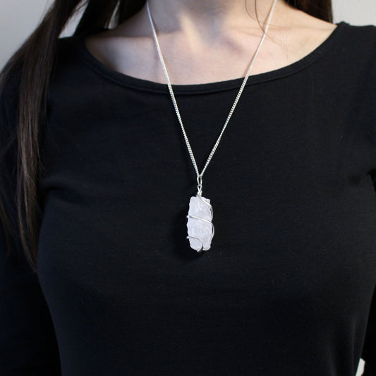 Opalite Cascade Crystal Necklace | Peace & New Beginnings