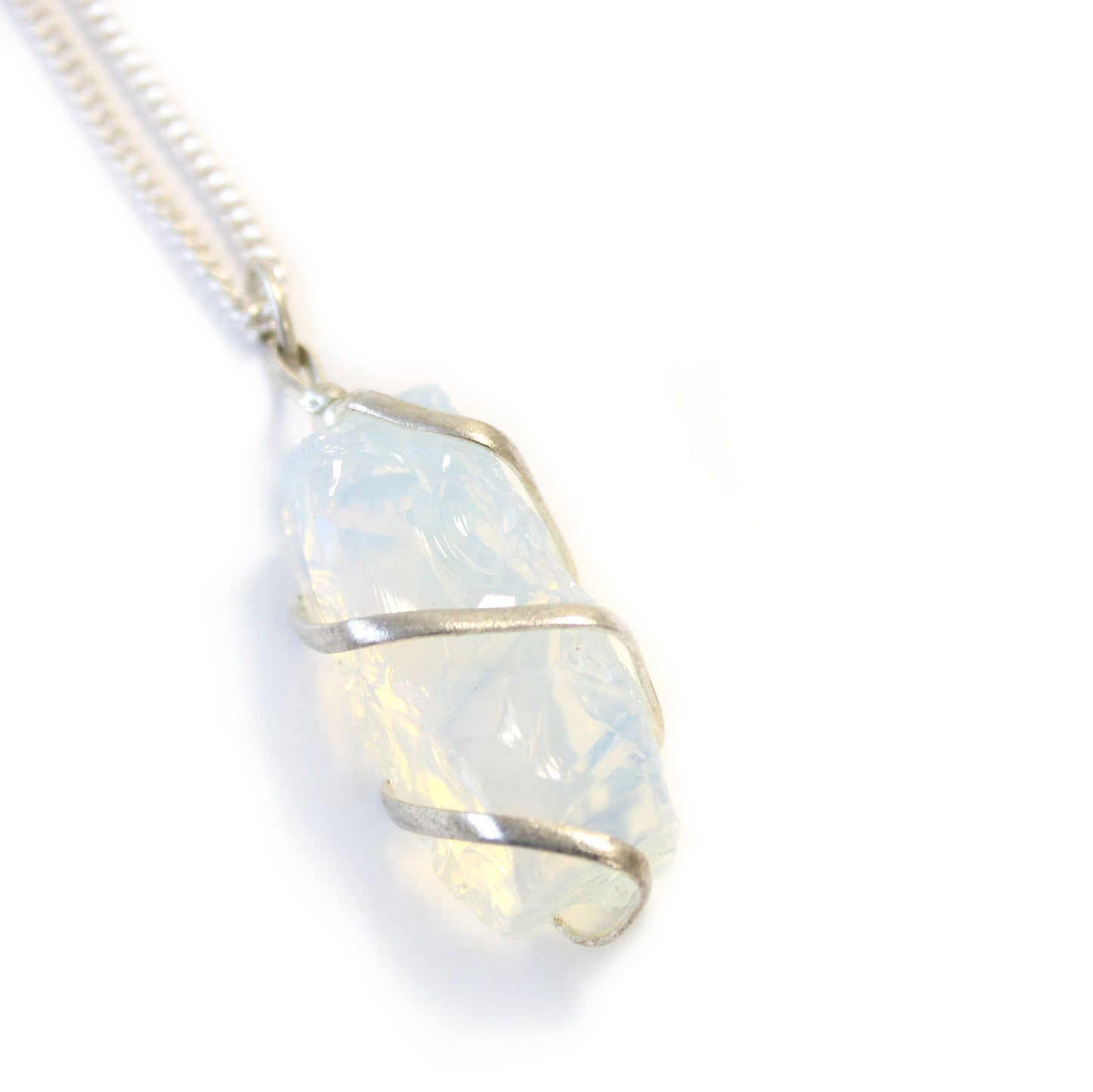Opalite Cascade Crystal Necklace | Peace & New Beginnings