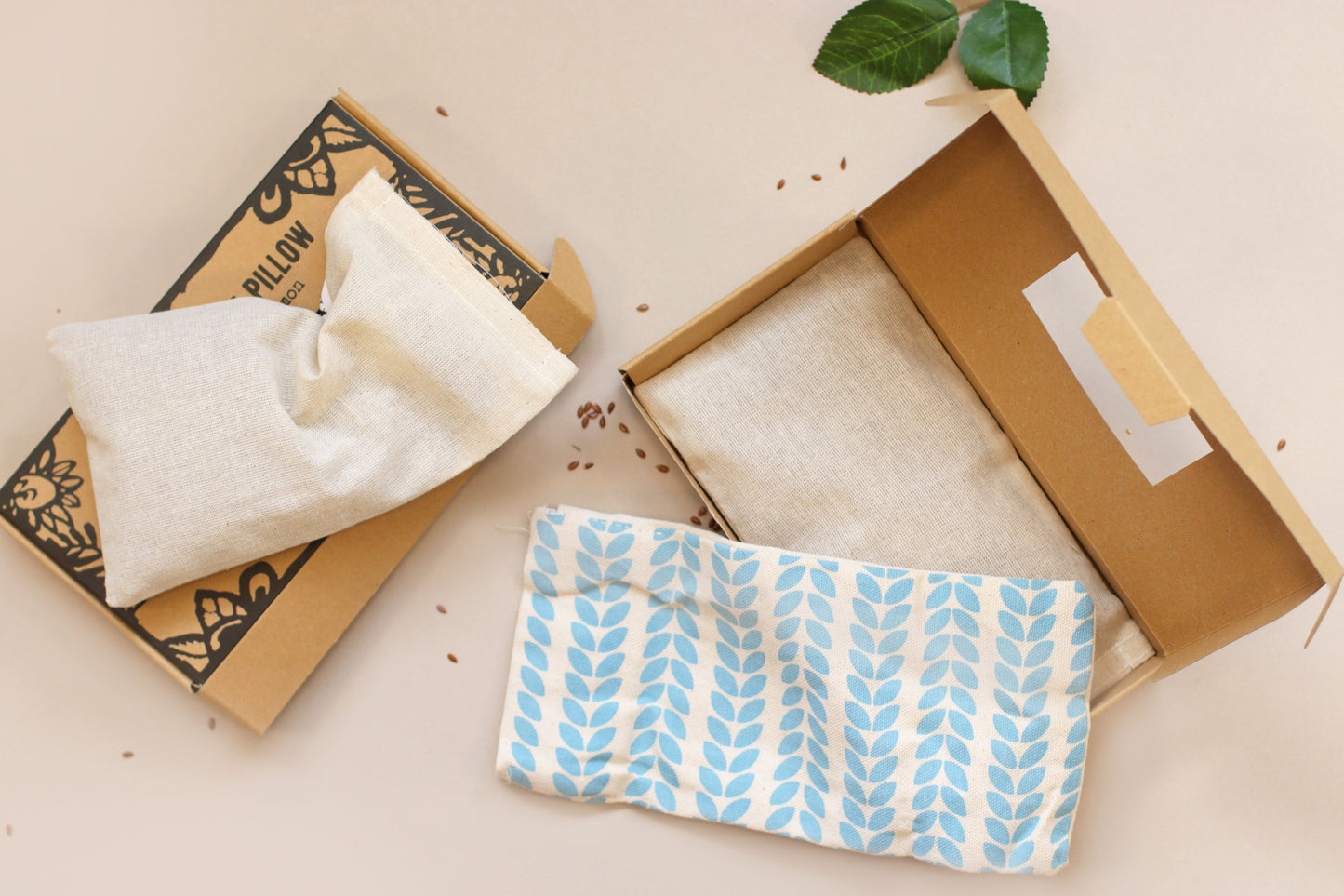 Calm & Destressed Aromatherapy Eye Pillow – Chamomile & Cornmint