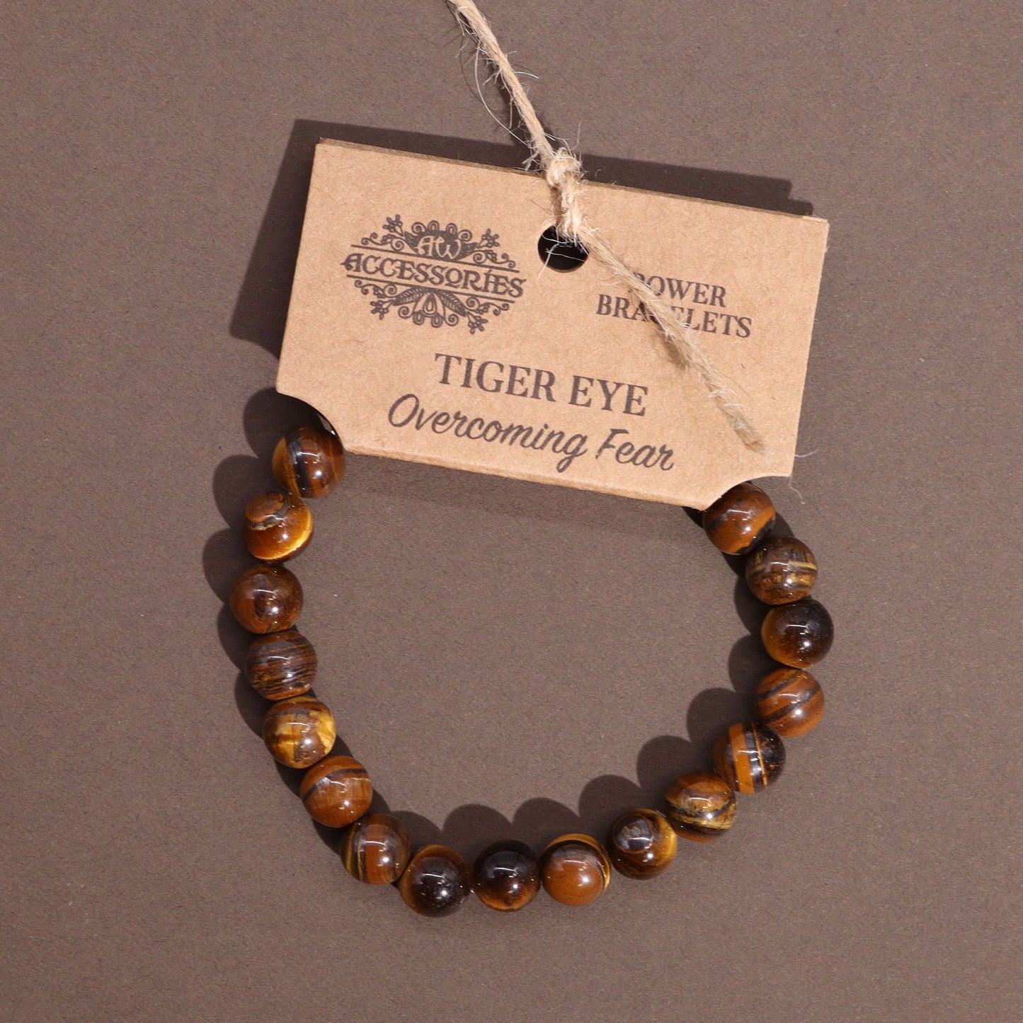 Tiger Eye Crystal Power Bracelet | Confidence & Courage