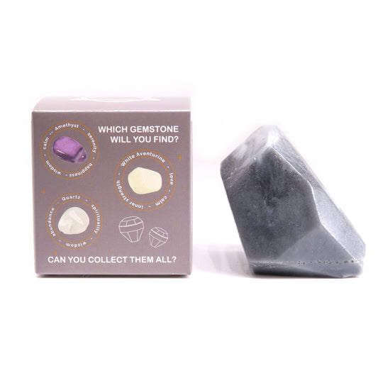 Crystal Infused Soap – Air Element | Handmade Wellness Soap with Hidden Crystal Gift