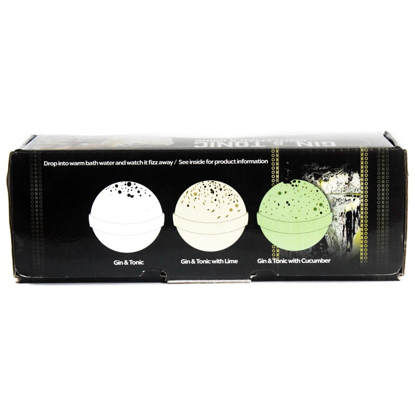 Gin & Tonic Bath Bombs Gift Set for Dad | 3 Cocktail Bombs | Father's Day Gift