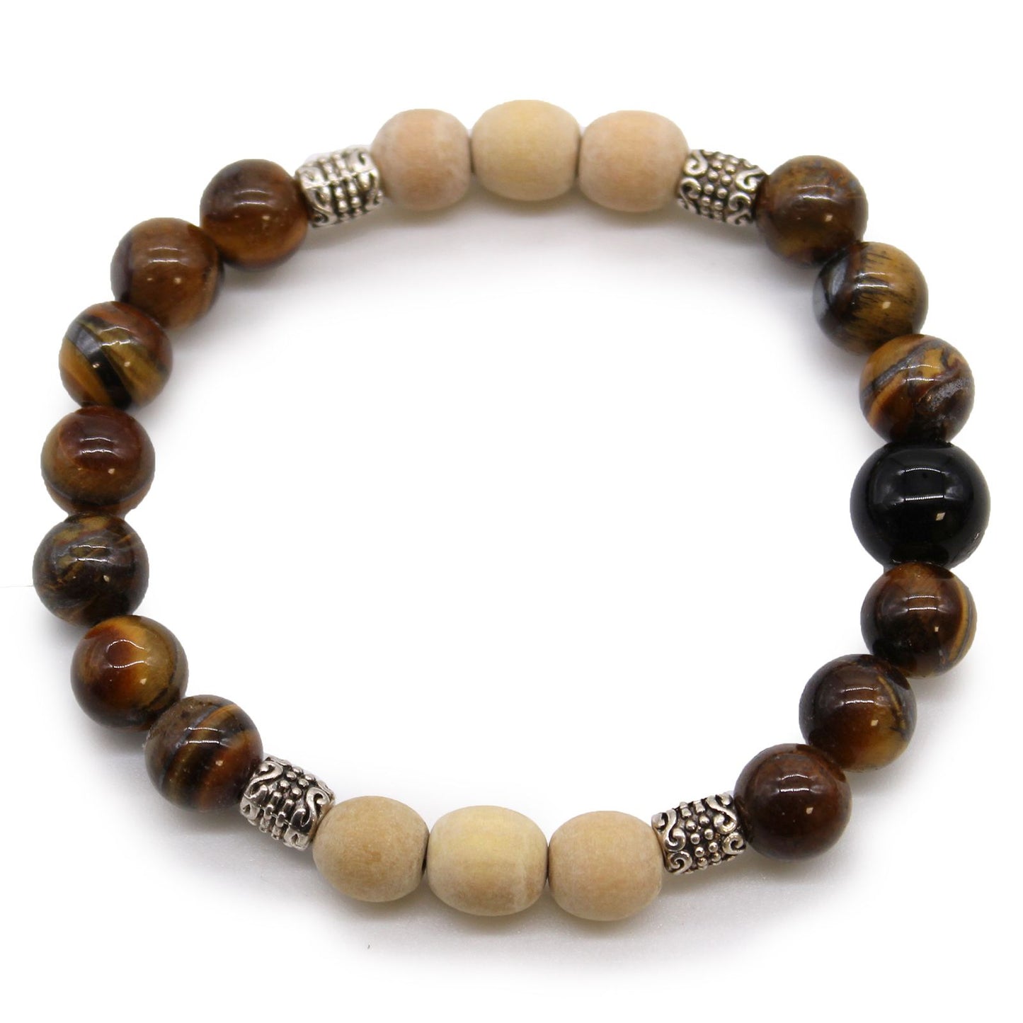 
Tri Hita Karana Strength Bangle – Sandalwood Bracelet