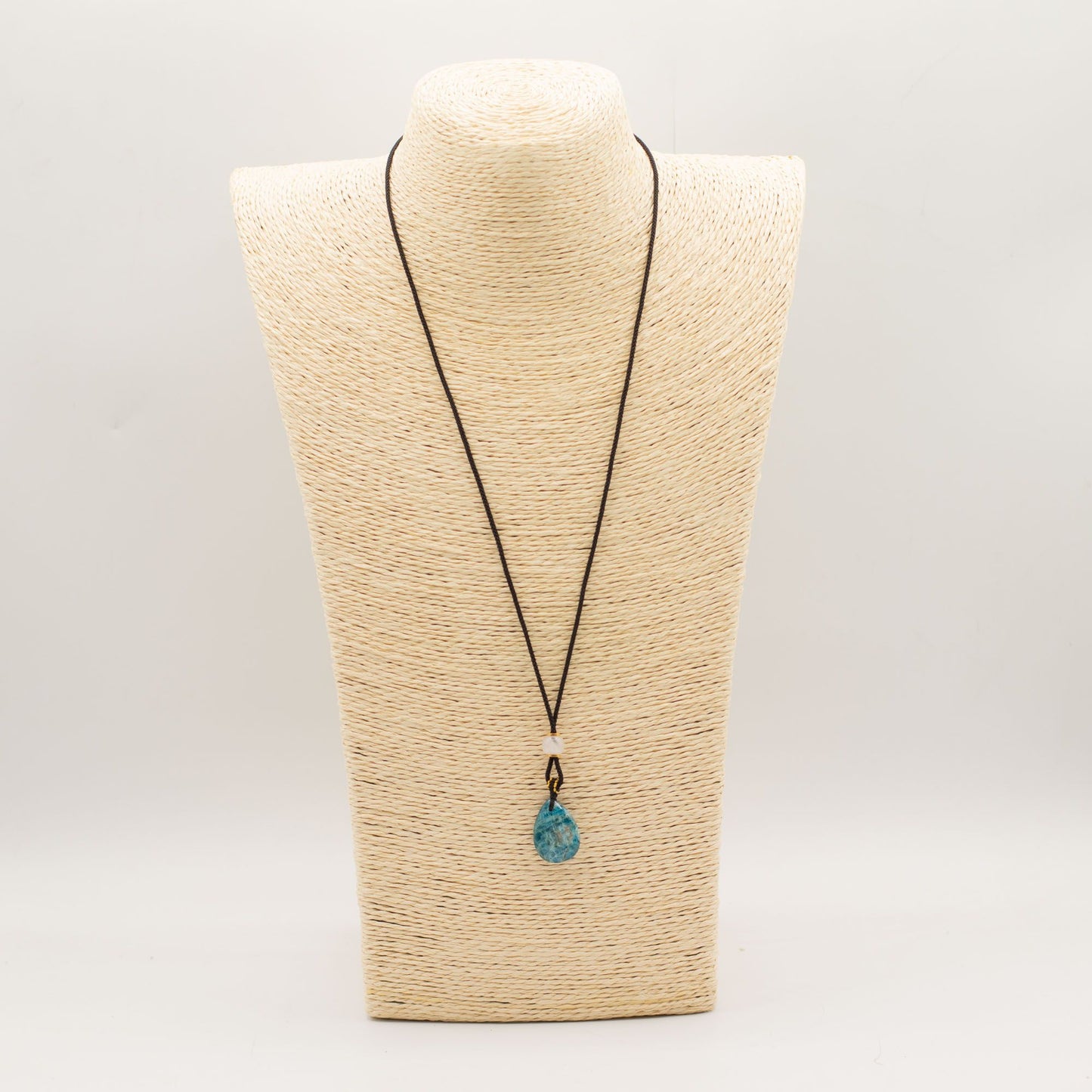Gemstone Pendant - Howlite Teardrop | Calm & Balance