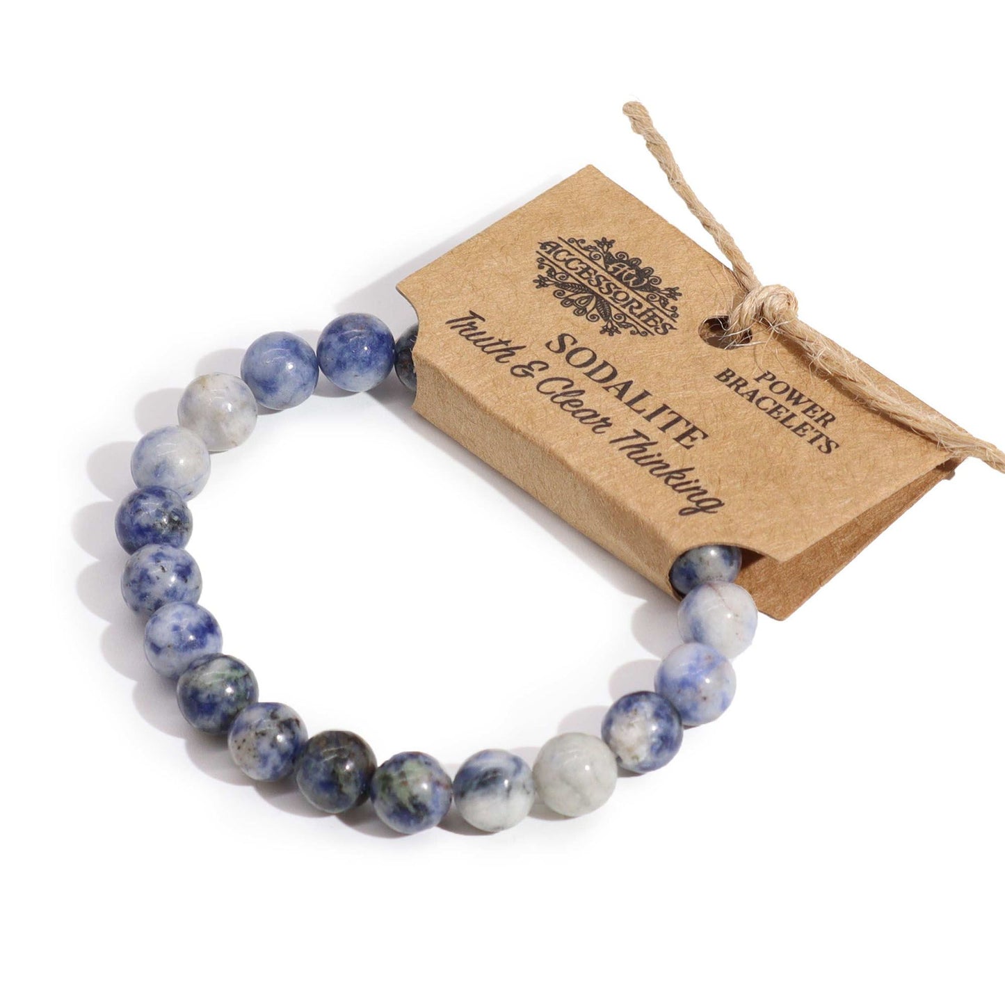 Sodalite Crystal Power Bracelet | Communication & Confidence