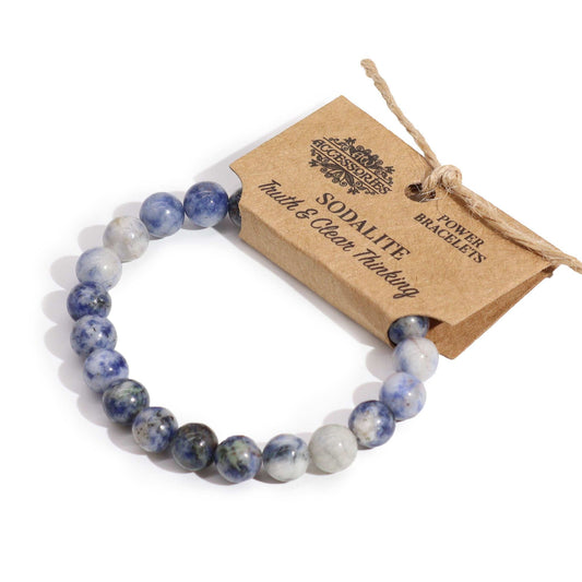 Sodalite Crystal Power Bracelet | Communication & Confidence