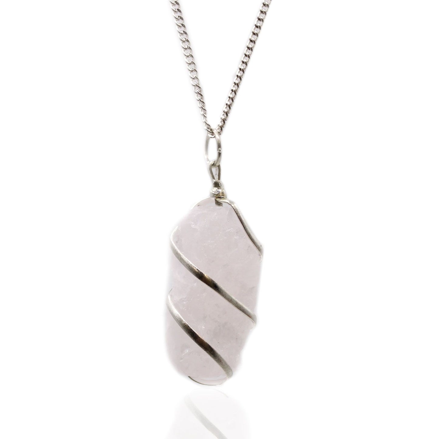 Rose Quartz Cascade Crystal Necklace | Love & Self-Love